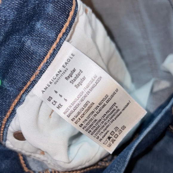 American Eagle High Rise Skinny Kick Jeans - Picture 3 of 5